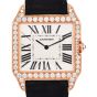 Cartier Santos Dumont 2650 18K Pink Gold Diamond-Set Watch|Dover Jewelry|