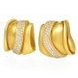 Kieselstein Cord Diamond 18K Gold Clip-On Earrings|Dover Jewelry|