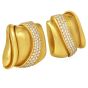 Kieselstein Cord Diamond 18K Gold Clip-On Earrings|Dover Jewelry|