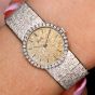 Piaget  Diamond silver Dial 18K Gold Ladies Watch ref 926 A 6 |Dover Jewelry|