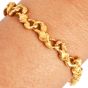 Vintage Mermaid 18K Yellow Gold Link Bracelet|Dover Jewelry|