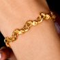 Vintage Mermaid 18K Yellow Gold Link Bracelet|Dover Jewelry|