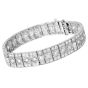 Platinum 11.50carat Diamond Wrap Bracelet