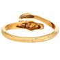 Estate 18K Gold Diamond Horse Bangle Bracelet