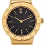 Bvlgari Tubogas 30mm 18K Gold Black Dial Ladies Watch Ref P71573