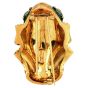 Hidalgo Miami 1990s Ruby 18K Gold Enamel Frog Brooch pin