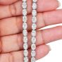 GIA 29.69 carats D SI1 Diamond Platinum Oval Brilliant Cut Tennis Necklace|Dover Jewelry|                                                                                            