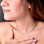 GIA 29.69 carats D SI1 Diamond Platinum Oval Brilliant Cut Tennis Necklace|Dover Jewelry|                                                                                            