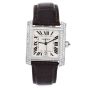 Cartier Tank Française 2366 33mm 18K Diamond Watch Box Papers