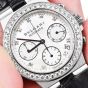 Bvlgari Diagono 35mm Chronograph 18K Diamond Watch Ref CHW 35 G