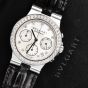 Bvlgari Diagono 35mm Chronograph 18K Diamond Watch Ref CHW 35 G