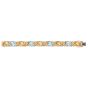Estate  25.60cts Citrine Topaz Diamond 18K Gold Statement Bracelet