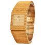 1980s Piaget Polo 18K Yellow Gold Textured Watch Ref 7131 C516