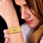 1980s Piaget Polo 18K Yellow Gold Textured Watch Ref 7131 C516