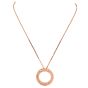 Cartier LOVE Pendant – 3 Diamonds, 18K Rose Gold, Iconic Design