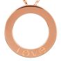 Cartier LOVE Pendant – 3 Diamonds, 18K Rose Gold, Iconic Design