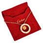 Cartier LOVE Pendant – 3 Diamonds, 18K Rose Gold, Iconic Design