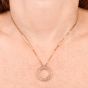 Cartier LOVE Pendant – 3 Diamonds, 18K Rose Gold, Iconic Design