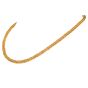 18K Yellow Gold Braided Rope Collar Chain Necklace - 33.5 grams