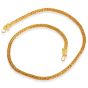 18K Yellow Gold Braided Rope Collar Chain Necklace - 33.5 grams