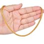 18K Yellow Gold Braided Rope Collar Chain Necklace - 33.5 grams