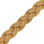 Antique Victorian Braided Diamond Bracelet in 14k Yellow Gold