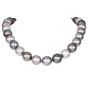 Tahitian Pearl Diamond Statement 14K Gold Necklace |Dover Jewelry|