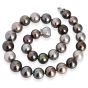 Tahitian Pearl Diamond Statement 14K Gold Necklace |Dover Jewelry|
