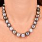 Tahitian Pearl Diamond Statement 14K Gold Necklace |Dover Jewelry|