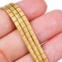 Vintage 18K Yellow Gold Textured Three-Row Chain Bracelet