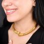 Vintage Lalaounis Chimera Ram Head 22K 18K Gold Choker Necklace