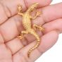 Vintage Buccellati 18K Yellow Gold Lizard Pin Brooch