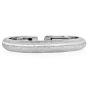  Mario Buccellati 18K White Gold Open Cuff  Bangle Bracelet