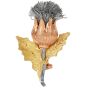 Mario Buccellati Vintage 18K Tri-Color Gold Thistle Earrings