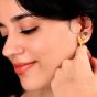 Mario Buccellati Vintage 18K Tri-Color Gold Thistle Earrings