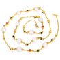 Judith Ripka  Tourmaline, Diamond & South Sea Pearl Chain Necklace