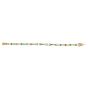 18K Yellow Gold Emerald & Diamond Tennis Bracelet