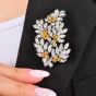 Tiffany & Co Vintage Vivid Diamond Platinum Brooch Pin |Dover jewelry|