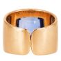  Buccellati Vintage Certified 3.50ct Ceylon Sapphire 18K Gold Ring |Dover Jewelry|