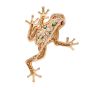 Oscar Heyman 7.27cts Diamond Frog Gold Pin Brooch