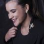 Oscar Heyman 7.27cts Diamond Frog Gold Pin Brooch