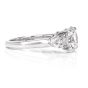 GIA Certified 3.41cts Round Brilliant Cut Diamond Platinum Engagement Ring