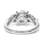 GIA Certified 3.41cts Round Brilliant Cut Diamond Platinum Engagement Ring