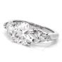 GIA Certified 3.41cts Round Brilliant Cut Diamond Platinum Engagement Ring