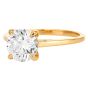 GIA 2.02 Brilliant Round 18K Gold Solitaire Engagement Ring|Dover Jewelry|