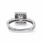 GIA Asscher Cut Diamond Platinum Engagement Ring