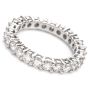 Estate  Natural Diamond Platinum Eternity Band RIng