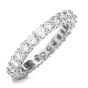 Estate  Natural Diamond Platinum Eternity Band RIng