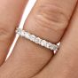 Estate  Natural Diamond Platinum Eternity Band RIng
