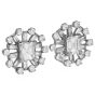 GIA 7.42cttw Diamond Platinum Star Statement Earrings|Dover Jewelry|